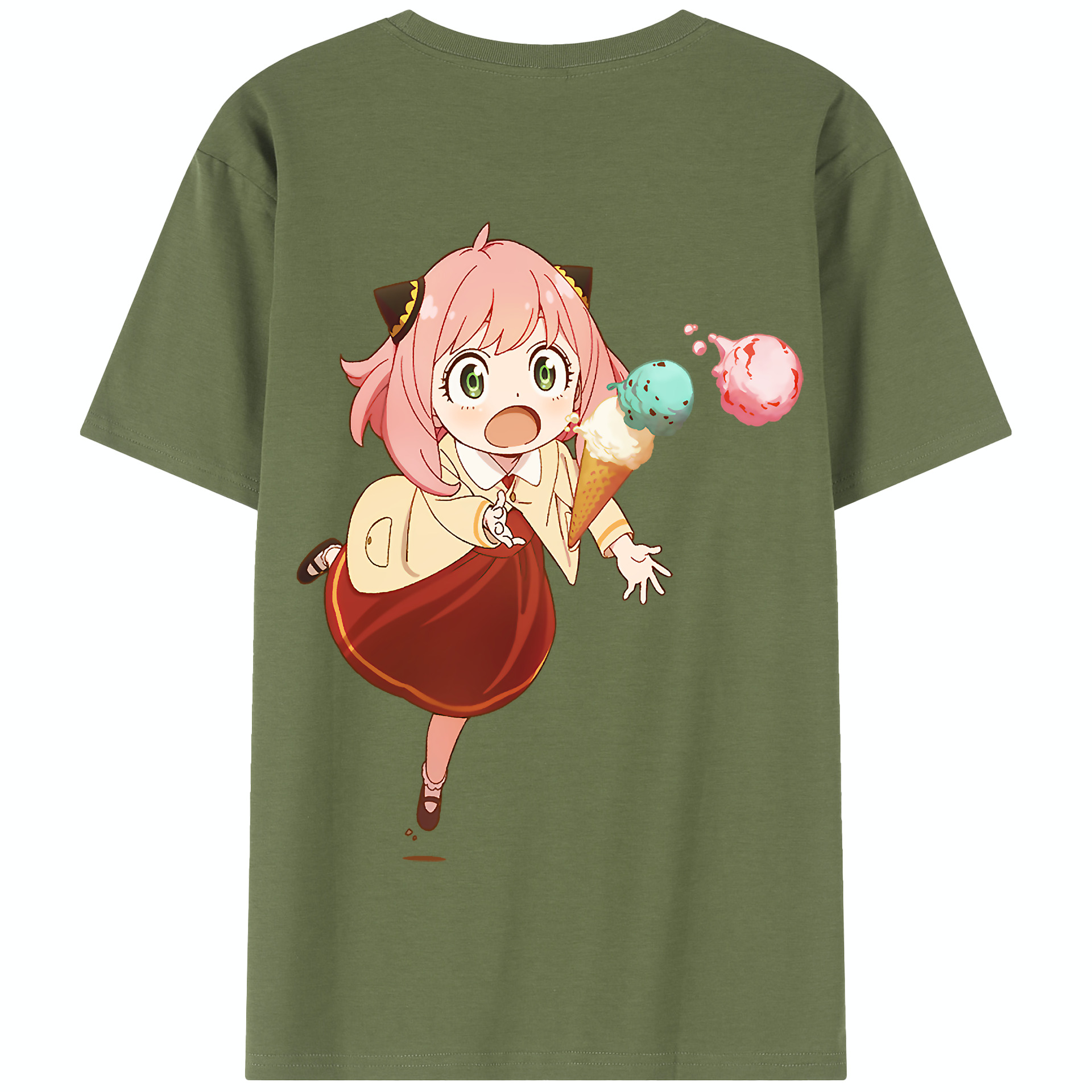（画像用） SPY×FAMILY间谍家家酒 綿100％半袖Tシャツ（背面プリント）